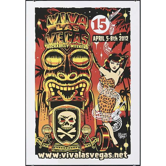 ビヴァ ラス ベガス Viva Las Vegas Vol.15 絹地映写幕 お知らせ Vince Ray! ビバ ラスベガス 楽器、手芸、コレクション-その他コレクション、趣味