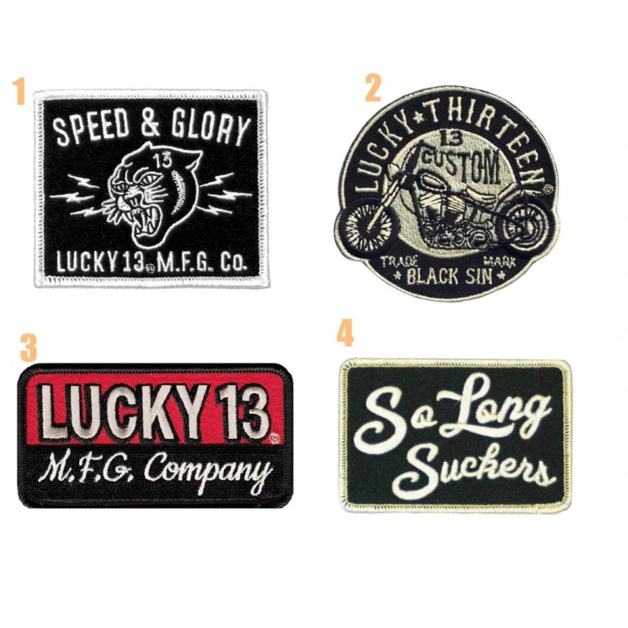 Lucky 13 ラッキー13 ワッペン パッチ LUCKY13 Panther Head Lucky 13 ラッキー13 ワッペン パッチ LUCKY13 Panther Head