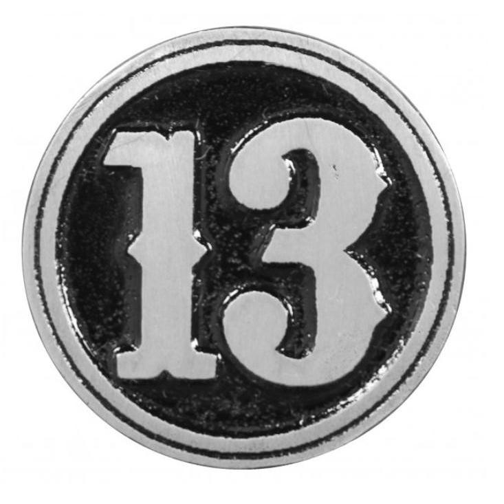 サーティーン ピンズ バッヂ Thirteen 13 ホットロッド バイカー系