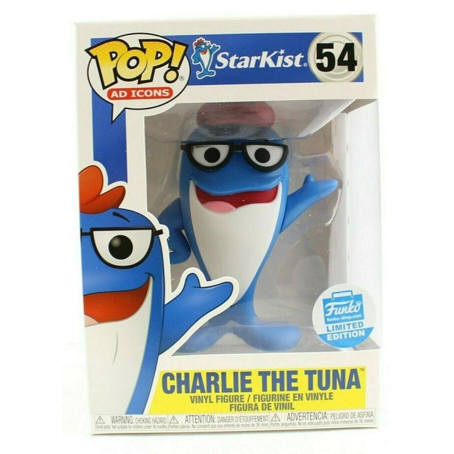 チャーリー・ザ・ツナFunko Pop チャーリー ザ ツナ POP フィギュア Charlie the Tuna StarKist
