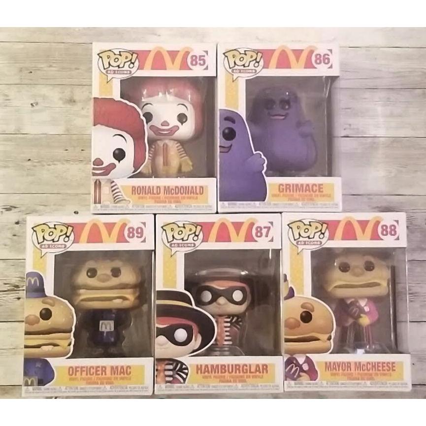 マクドナルド フィギュア 5p セット McDonalds FUNKO POP 5pcs マクドナルド フィギュア 5p セット McDonalds FUNKO POP 5pcs