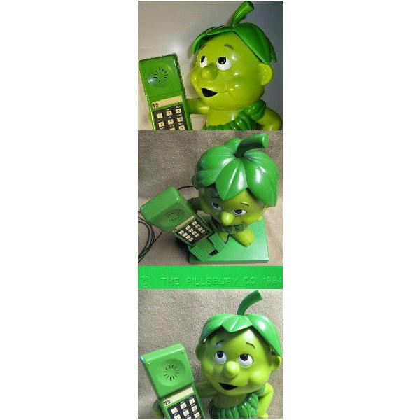Green Giant Sprout リトル スプラウト 電話機 - B 80s Vintage