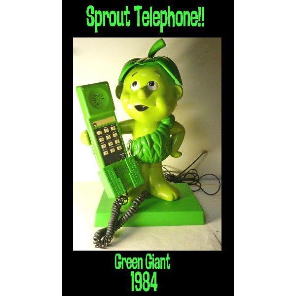 Green Giant Sprout リトル スプラウト 電話機 - B 80s Vintage