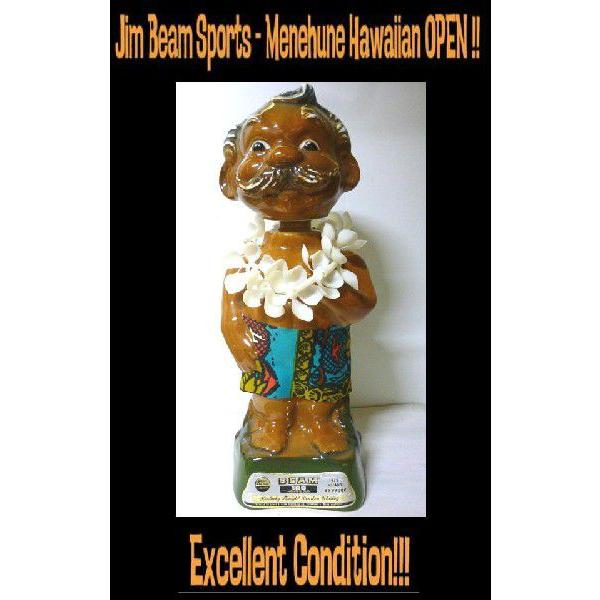 ハワイ　メネフネ 　希少　MENEHUNE Jim Beam ボトル ☆メネフネ ボトル MENEHUNE Jim Beam Hawaiian ハワイ メネフネ 希少