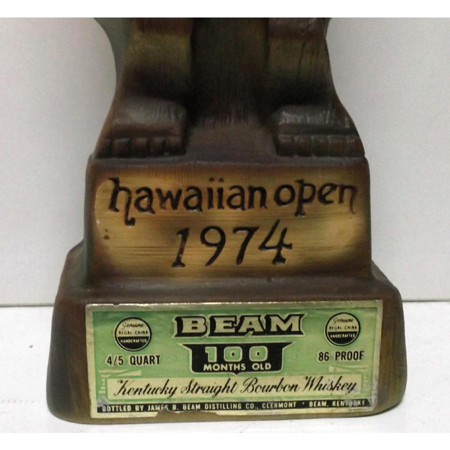 Tiki ティキ デカンター Jim Beam ハワイアン オープン ボトル