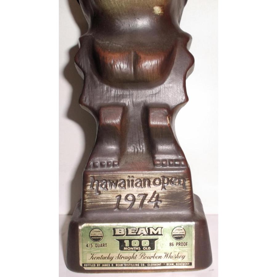Tiki ティキ デカンター Jim Beam ハワイアン オープン ボトル - B
