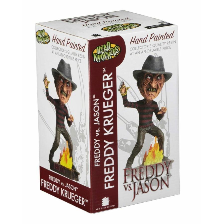 エルム街の悪夢 フレディ フィギュア Freddy VS Jason Nightmare On Elm Street Freddy Krueger 7" Head Knocker NECA 首振り人形 TOY｜mumbles｜03