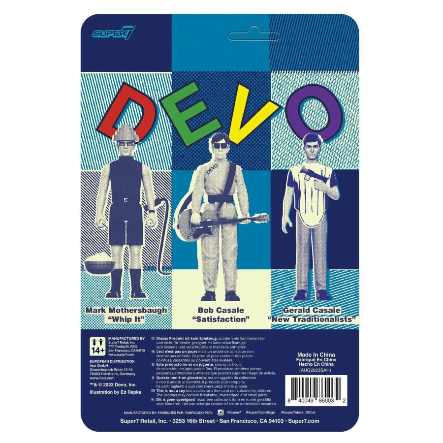 ディーヴォ フィギュア DEVO ReAction Figure Wave 3 Gerald Casale
