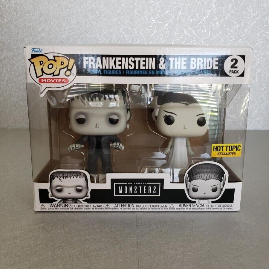 フランケンシュタインの花嫁 POP フィギュア Funko Pop! Universal Monsters - Frankenstein \u0026 The Bride -2 Pack 限定品の画像