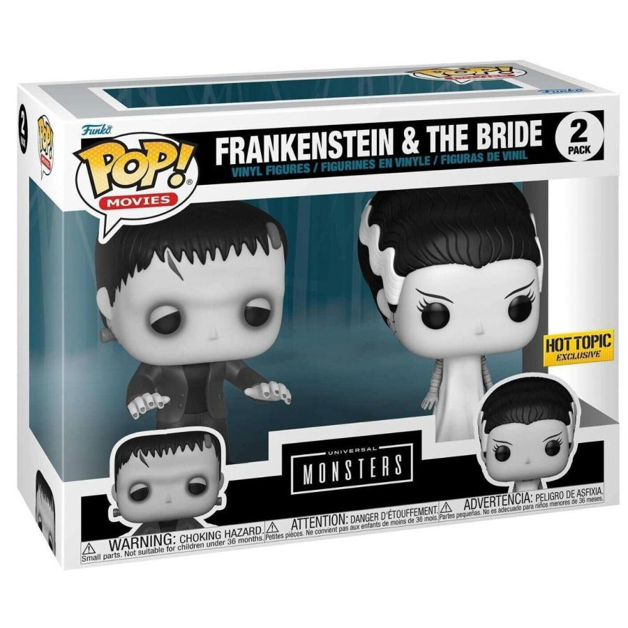 フランケンシュタインの花嫁 POP フィギュア Funko Pop! Universal Monsters - Frankenstein \u0026 The Bride -2 Pack 限定品の画像