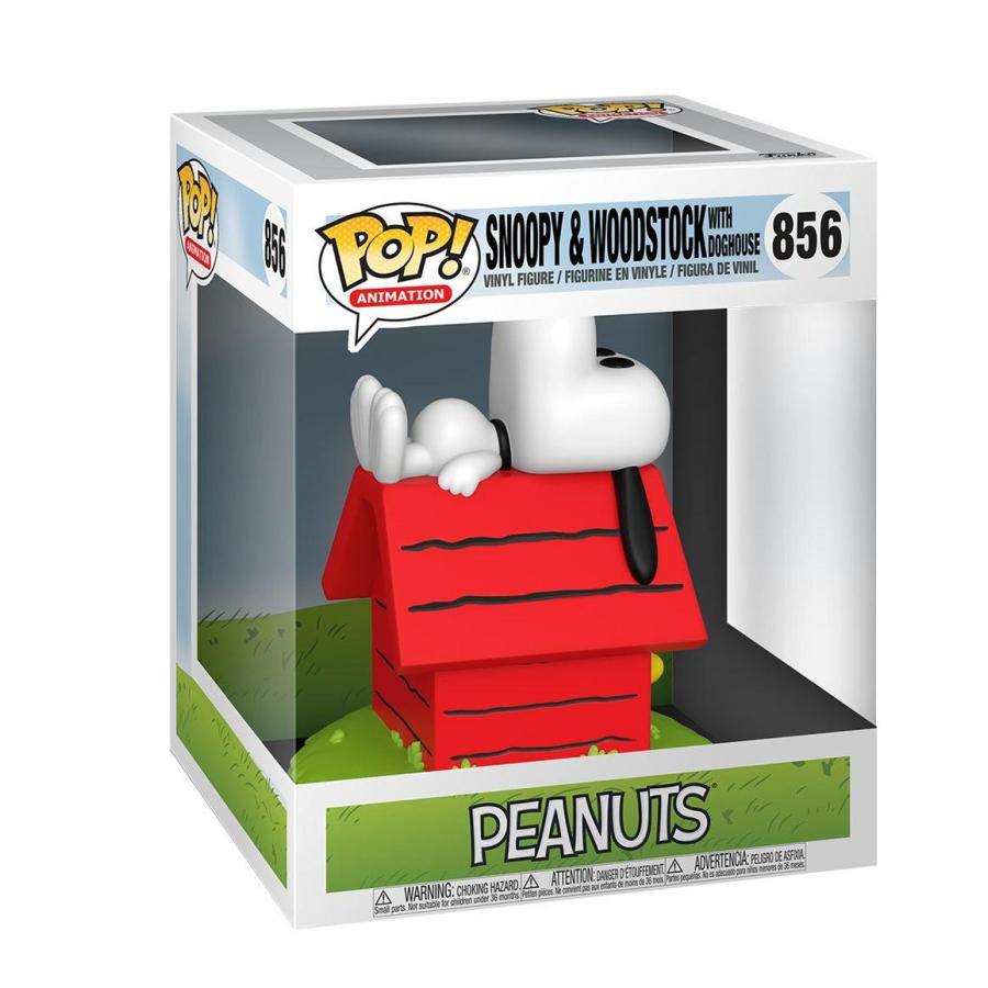 Funko スヌーピー フィギュア Peanuts Snoopy on Doghouse Deluxe