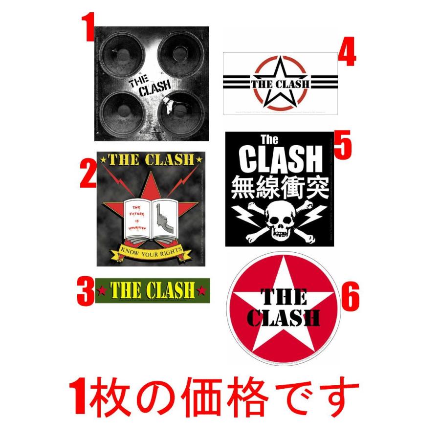 ザ・クラッシュ The CLASH ステッカー - B 正規品 ロックTシャツ バンドＴシャツ｜mumbles｜05