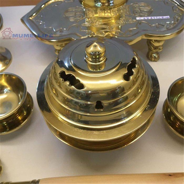 希少新品!密教法具 前具 一面器 六器一組 仏器一対 華 希少新品!密教法具 前具 一面器 六器一組 仏器一対 華