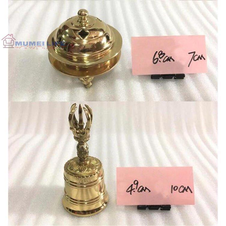 希少新品！密教法具 前具 一面器 六器一組 仏器一対 華瓶一対塗香器 洒水器 金剛鈴 金剛盤 火舎香炉 五鈷杵 三鈷杵 独鈷杵全20種 護摩 FQ-1｜mumeilife｜06