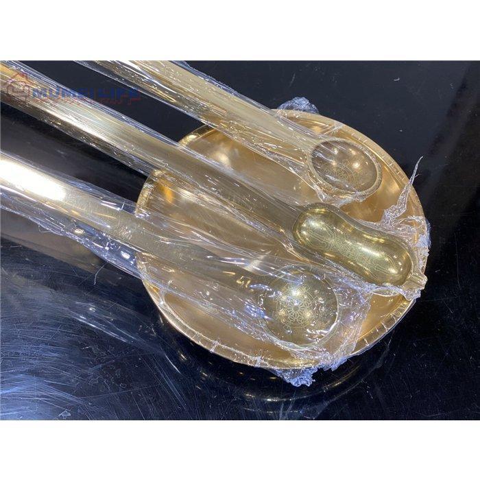 佳品 手作り 密教 5点セット 護摩さじ 真鍮製 法具 FQ-16 佳品 手作り 密教 5点セット 護摩さじ 真鍮製 法具 FQ-16