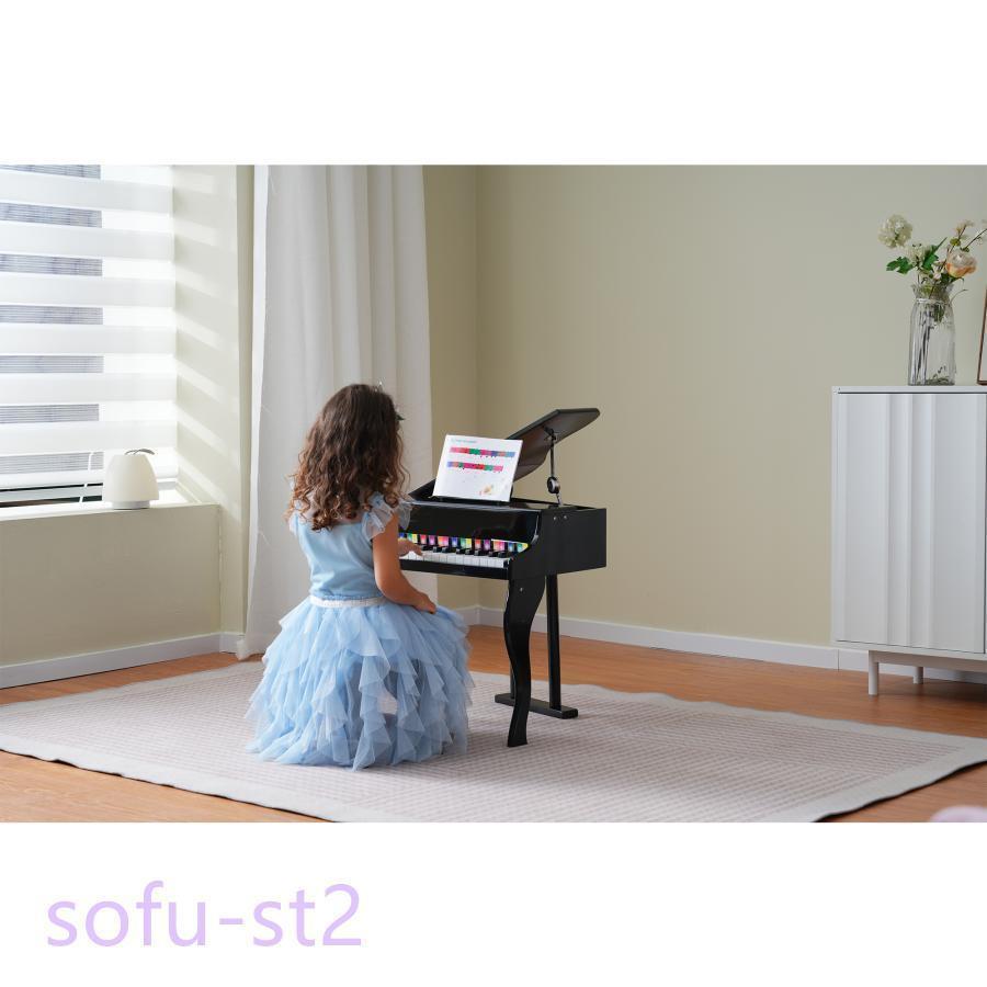 ピアノ おもちゃ ミニグランドピアノ 椅子付 30鍵盤 楽譜付き ピアノ おもちゃ ミニグランドピアノ 椅子付 30鍵盤 楽譜付き