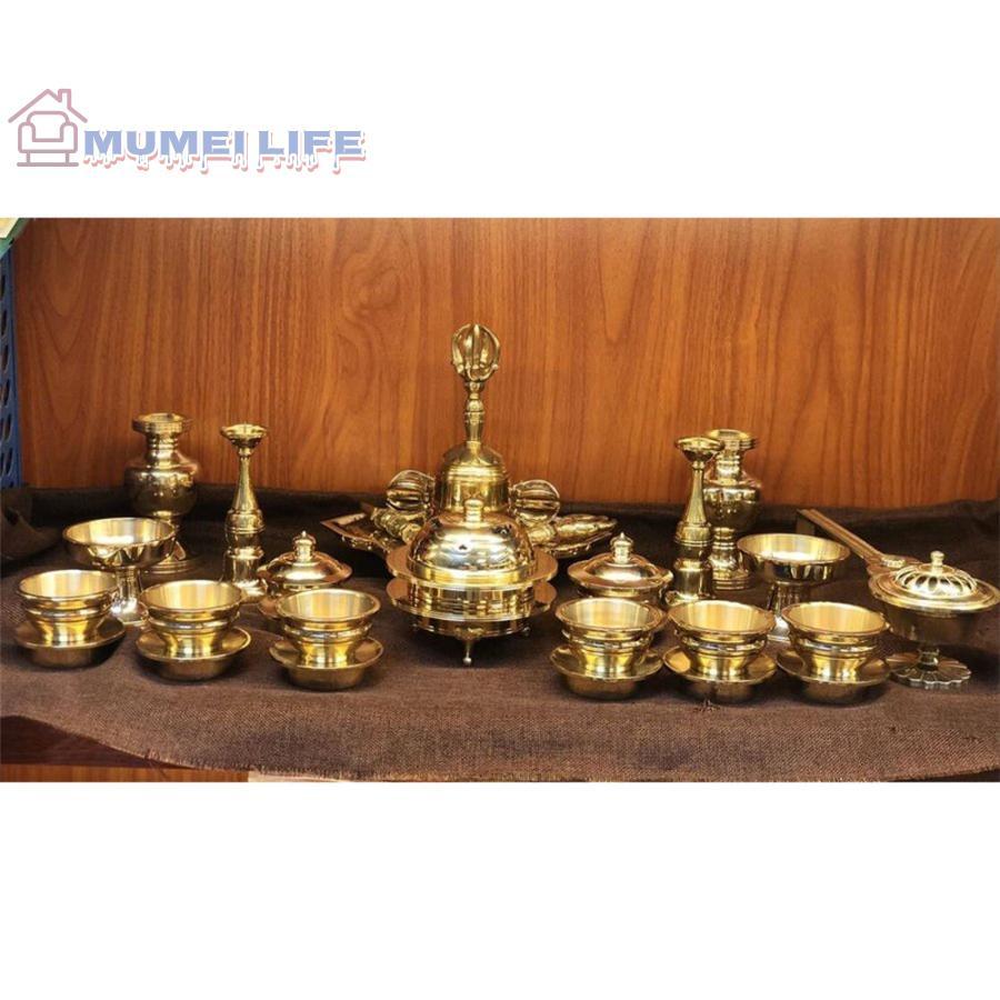 密教 法具 前具 一面器 19点セット【特大】 極上品 寺院用 密教 法具 前具 一面器 19点セット【特大】 極上品 寺院用