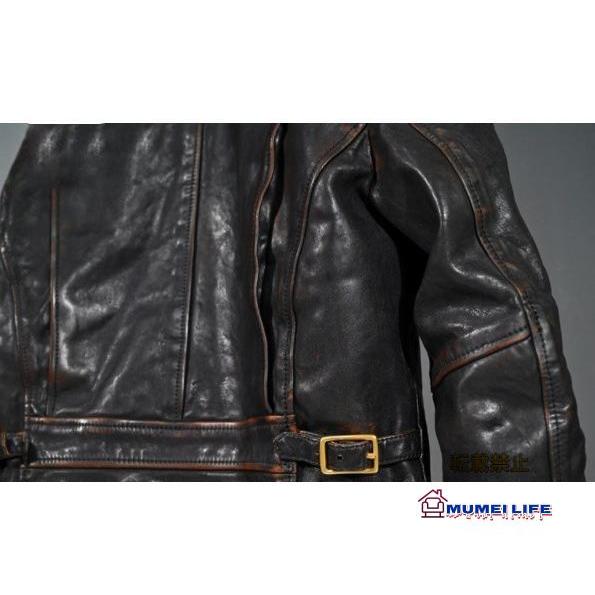 秋冬新品☆茶芯ホースハイド 復刻40's アビエイタースタイル 秋冬新品☆茶芯ホースハイド 復刻40's アビエイタースタイル