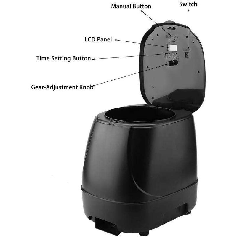 xuuyuu 屋外 自動魚フィーダー 自動餌やり機 10L 大容量魚フィーダー 水族館 自動給餌器 給餌タイマー魚給餌ディスペンサータイマー 屋外 自動魚フィーダー 自動餌やり機 10L 大容量魚フィーダー 水族館 自動給餌器 給餌タイマー魚給餌ディスペンサータイマー