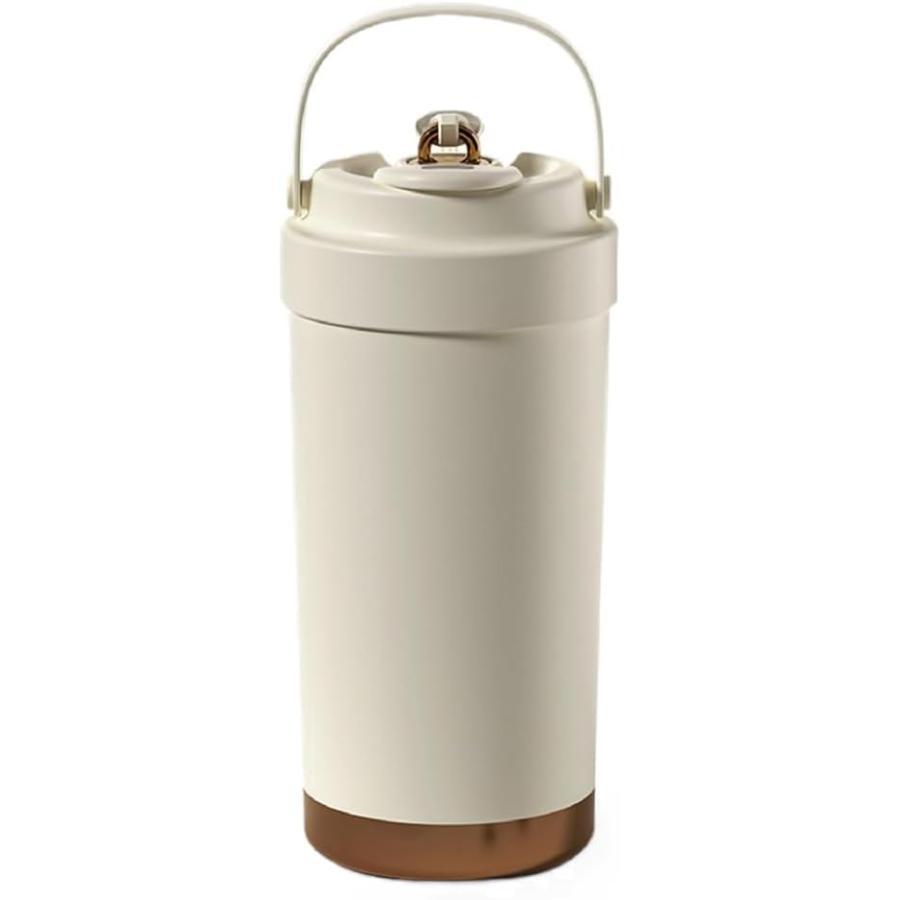 水筒 タンブラー ストロー付き 500ml 316ステンレス 広口 真空断熱 マグボトル 魔法瓶 3WAY 直飲み 蓋付き : MUMEI ...