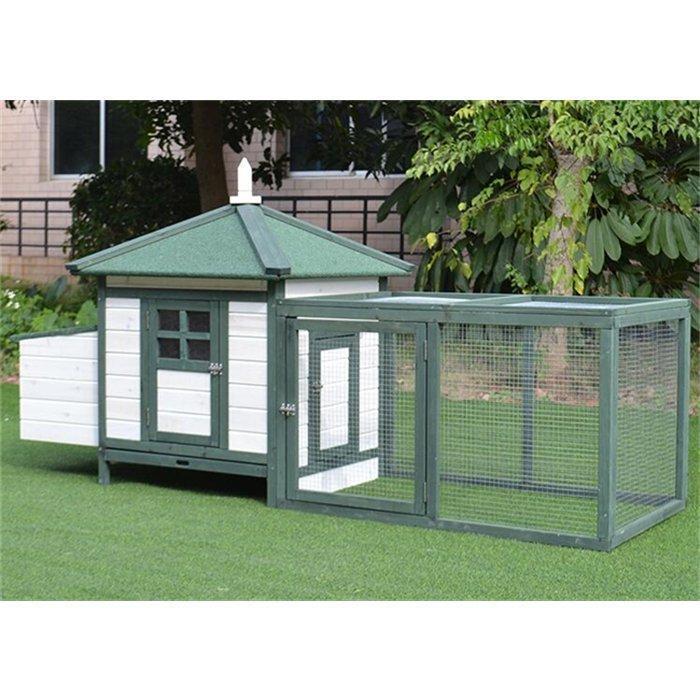 ブランド 豪華別荘 別荘 丈夫 ペットハウス 犬舎 犬小屋 キャットハウス ハウス おうち 屋外 野外 庭用 通気性 耐磨耗 組立 CWW-7 【VQ8144885008】(29164円)