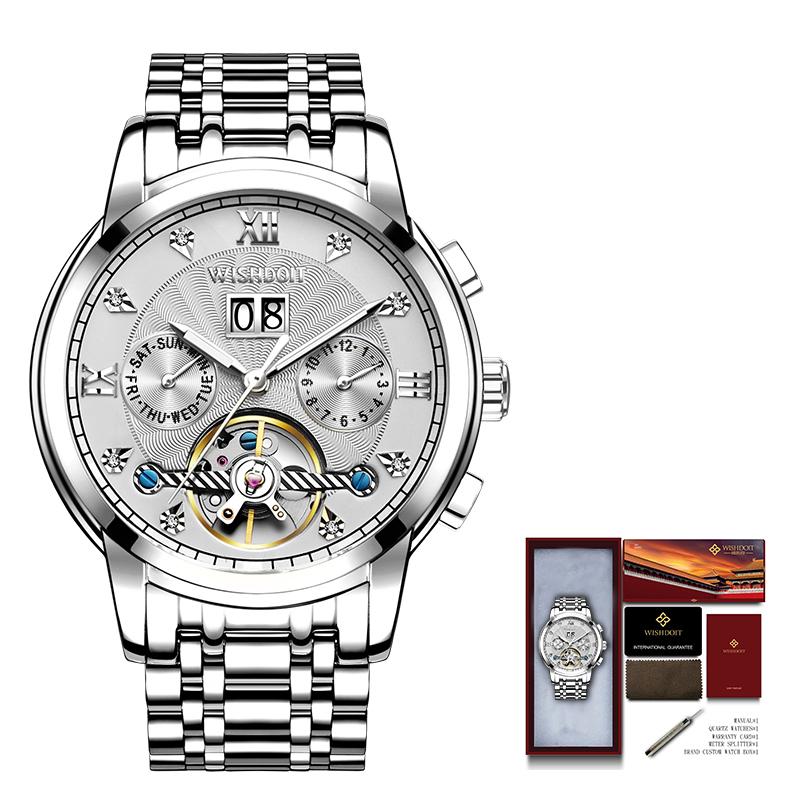 公式 腕時計 メンズ 防水 安い おしゃれ Wishdoit ビジネス 40代 腕時計 色 Gold Black 1 Michiganestateplanning Com