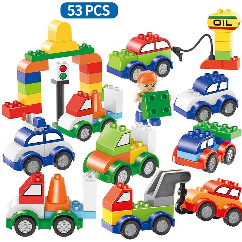 レゴデュプロ LEGO 互換ブロック 色んな車 乗り物セット｜mumumu-yh｜12