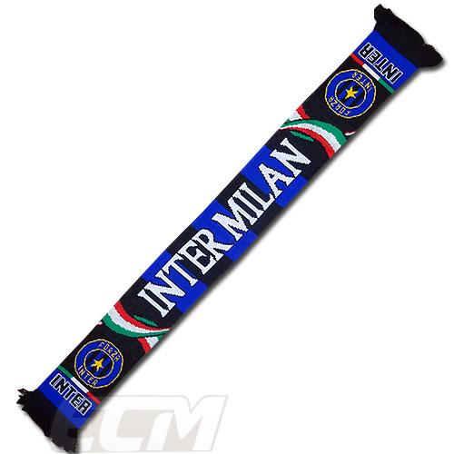 ECM12】【国内未発売】インテル ジャガード マフラー【Inter Milan