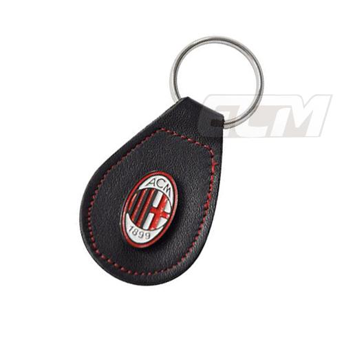 【ACM05】MI1114【国内未発売】ACミラン オフィシャルグッズ レザーキーリング【サッカー/AC Milan/セリエA/キーホルダー】ネコポス対応可能｜mundial