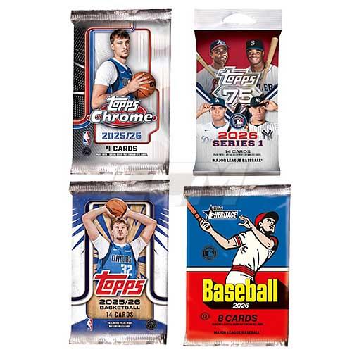 【予約WUS01】【国内未発売】2026 Topps MLB x NBA Official コレクターキットボックス【トレーディグカード/MLB/NBA/ベースボールカード/バスケカード】_2