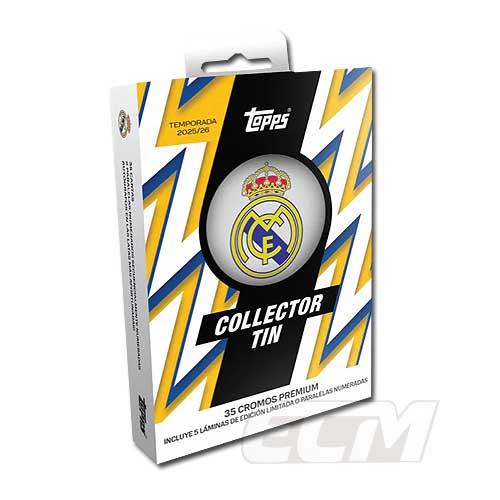 TOP03】【国内未発売】Topps レアルマドリード 25-26 コレクター缶