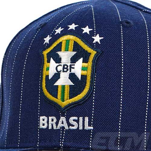 K430【国内未発売】ブラジル代表 オフィシャル キャップ ブルー