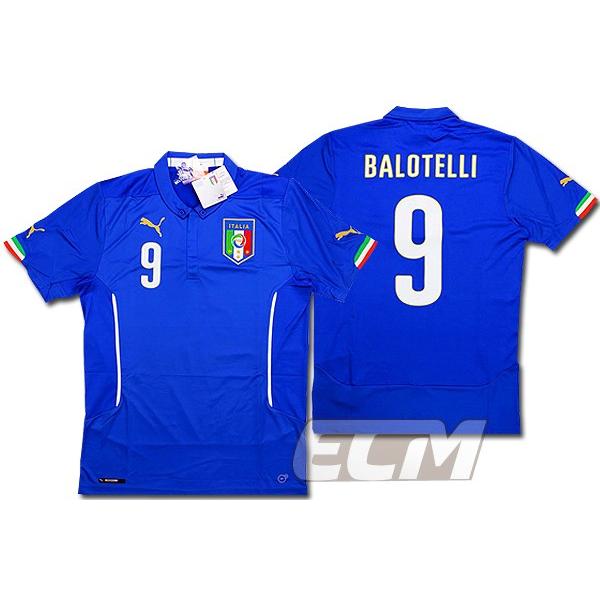 イタリア代表　バロテッリ　ユニフォーム SALE】イタリア代表 ホーム 半袖 9番 マリオ・バロテッリ ジュニア