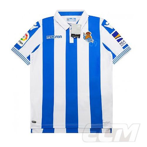 【国内未発売】【SALE】レアル・ソシエダ ホーム 半袖 【18-19/スペインリーグ/サッカー/ユニフォーム/Real Sociedad】0825｜mundial