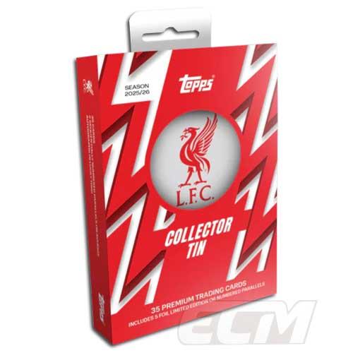 TOP03】【国内未発売】Topps リバプール FC 25-26 コレクター缶 カード
