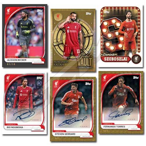 TOP03】【国内未発売】Topps リバプール FC 25-26 コレクター缶 カード