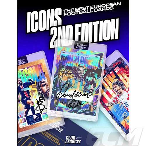 予約WUS01】Club Legacyz Icons 2025 Soccer Second Edition Hobby