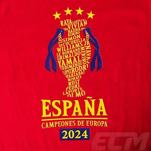  スペイン代表 Mサイズ レッド Tシャツ SQD【SALE20％OFF】【国内未発売】RE-TAKE スペイン代表 ユーロ2024