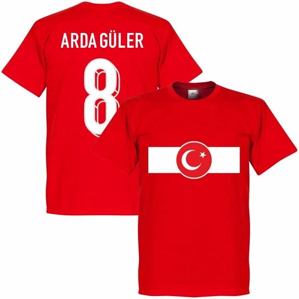 予約RET06】RE-TAKE トルコ代表 Banner Tシャツ 8番 アルダ・ギュレル