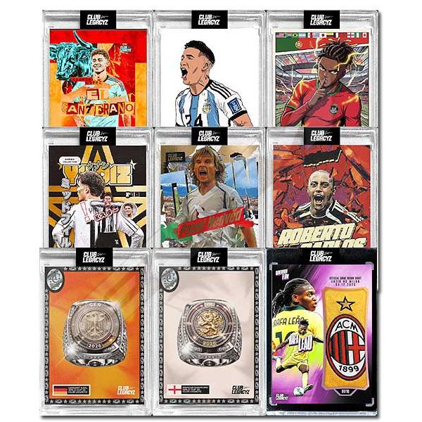 予約WUS01】Club Legacyz Icons 2026 Soccer 4TH Edition Hobby パック