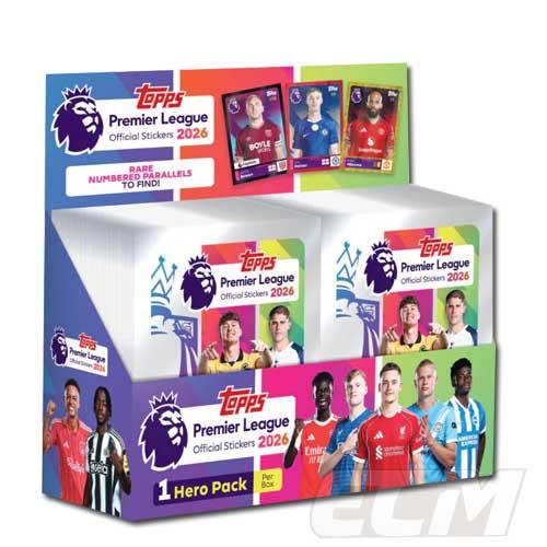 PRE22】【国内未発売】Topps プレミアリーグ 2026 オフィシャル