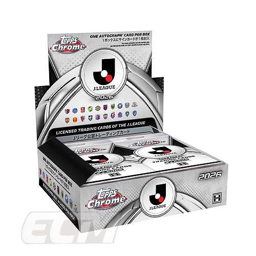 予約TJP02】送料無料【オススメ】Topps Jリーグ Chrome 2026 ボックス