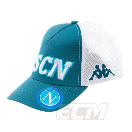 国内未発売】ナポリ SSCN キャップ グリーンxホワイト【KAPPA/20-21