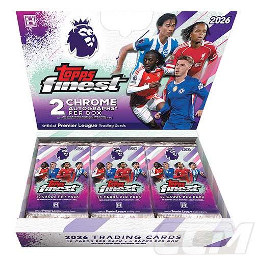 パック販売【TOP02】【オススメ】TOPPS FINEST PREMIER LEAGUE 2026