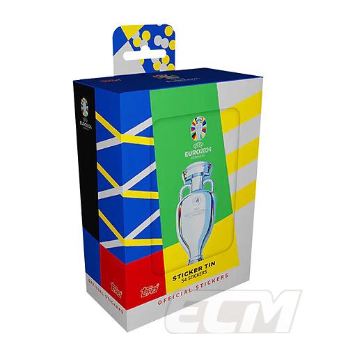 TOP08】缶【国内未発売】Topps EURO2024 オフィシャルステッカー