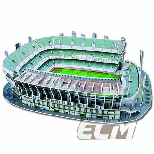 レアル・ベティス オフィシャルグッズ エスタディオ・ベニート・ビジャマリン スタジアム 3Dパズル【Real Betis/スペインリーグ/サッカー】NANO｜mundial