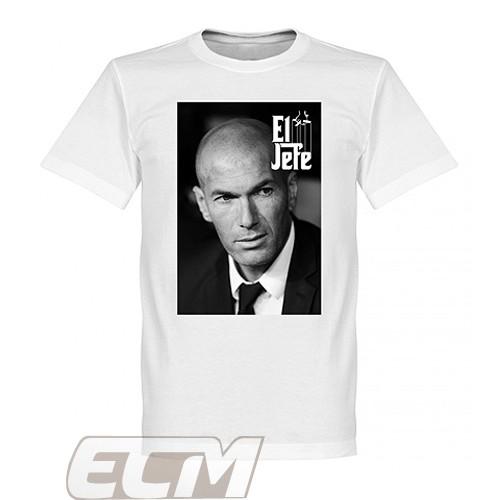 【予約RET06】RE-TAKE ジダン "Zidane el Jefe" Ｔシャツ【サッカー/レアルマドリード/フランス代表】ネコポス対応可能｜mundial