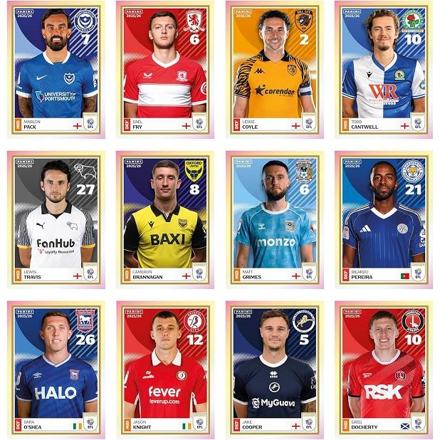 予約PRE22】【国内未発売】PANINI EFL 25-26 イングランドフットボール