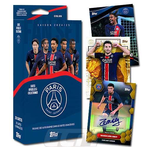 予約TOP03】【国内未発売】Topps パリサンジェルマン 24-25 ファン