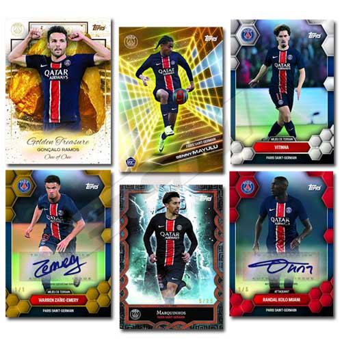 予約TOP03】【国内未発売】Topps パリサンジェルマン 24-25 ファン